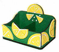 Конфетницы, корзинки, подставки под яйца Набор для творчества "Чайная шкатулка" (лимоны)