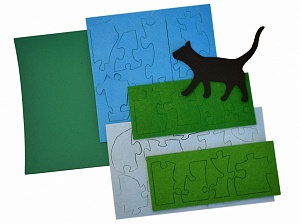 Mouse mat "With a Cat"
