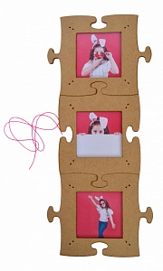 Triptych frame "Pink"