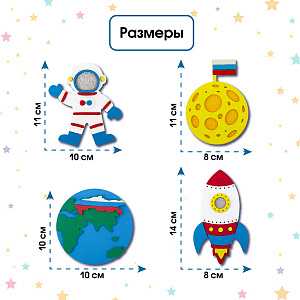 Магниты своими руками, День Космонавтики, Санта Лючия