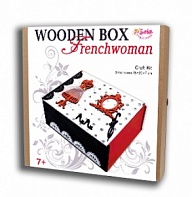 Wooden boxes Wooden box "French woman"