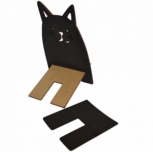 Подставка под телефон Черный кот