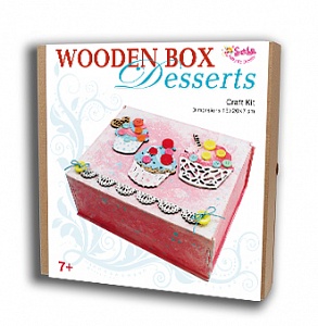 Wooden box "Desserts"