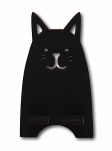 Подставка под телефон Черный кот