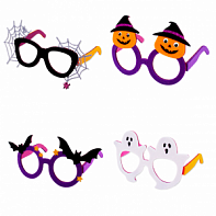 Декор масок и очков своими руками Забавные очки Хэллоуин