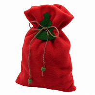 Мешки для подарков Мешок красный с елочкой