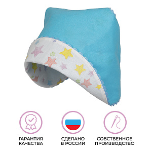 Панама детская двусторонняя, Голубая, Санта Лючия