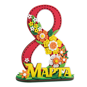 Мастер-класс для детей на 10 человек, Поделка на 8 Марта, Красная, Санта Лючия