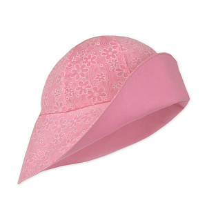 Панама детская летняя, Розовая яркая, Двусторонняя,  Санта Лючия