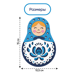 Мастер-класс для детей на 10 человек, Матрешка Гжель, Санта Лючия