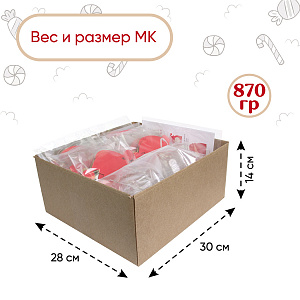 Мастер-класс для детей на 10 человек, набор для творчества, Конфетница Дедушка Мороз, Санта Лючия