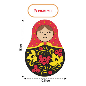 Мастер-класс для детей на 10 человек, Матрешка Хохлома, Санта Лючия