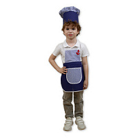 Детский фартук и колпак, костюм повара, С Якорем, Санта Лючия
